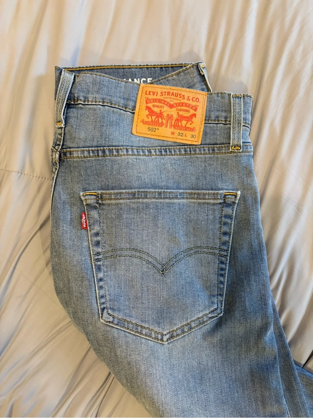 Levi’s Performance jeans light wash 502 32x32
